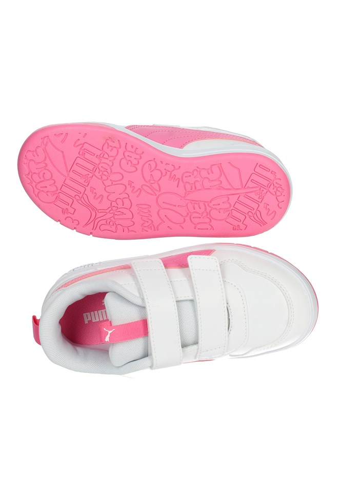 SNEAKERS BASSA 380740 BIANCO/ROSA