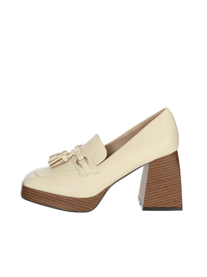 MOCASSINO TACCO 24461 BEIGE