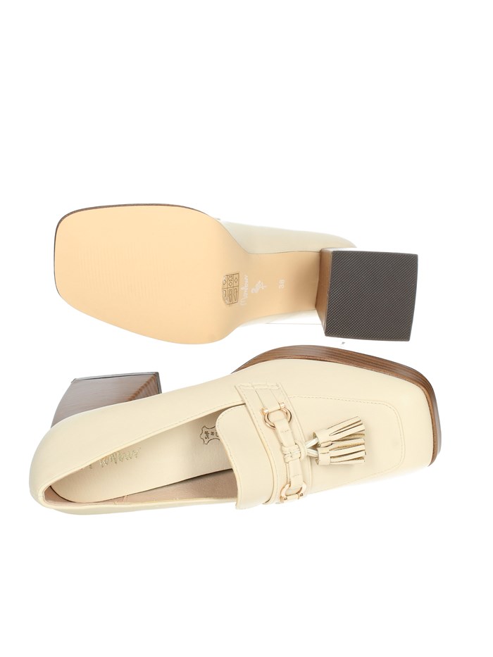 MOCASSINO TACCO 24461 BEIGE