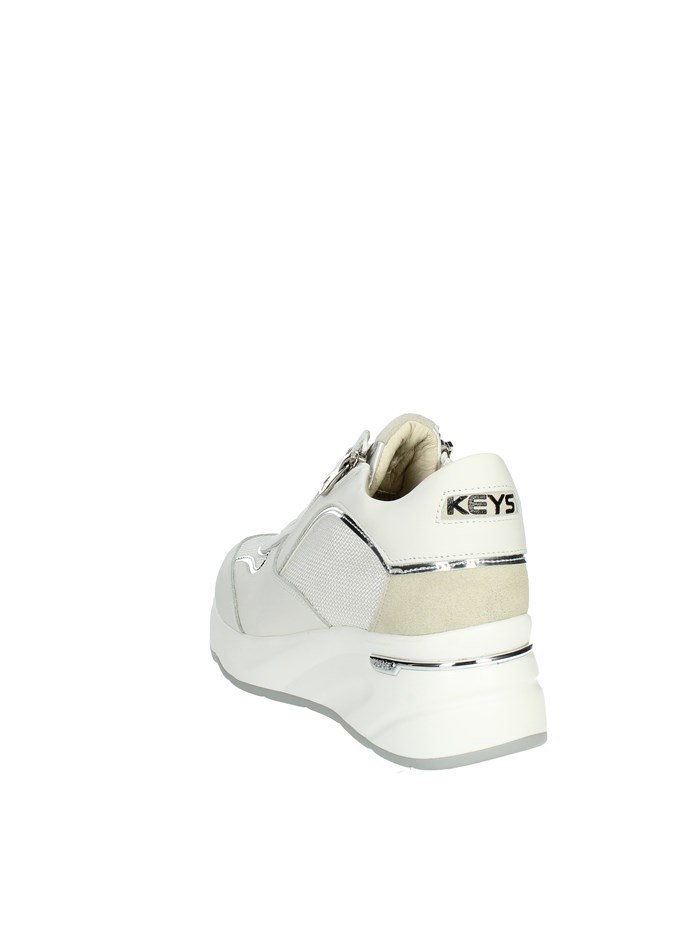 SNEAKERS BASSA K-9041 BIANCO/ARGENTO