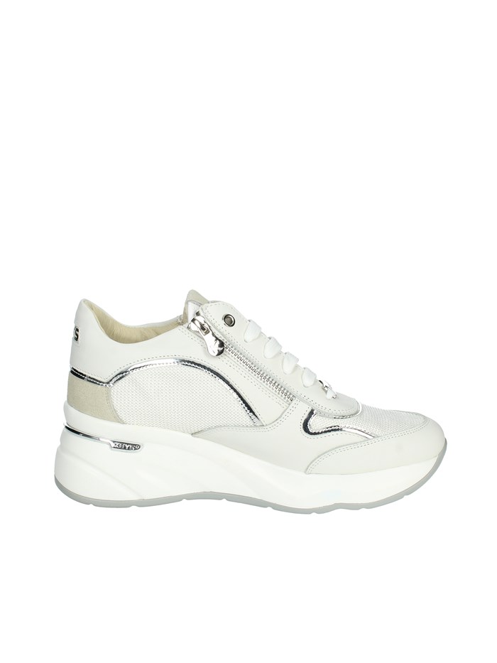 SNEAKERS BASSA K-9041 BIANCO/ARGENTO