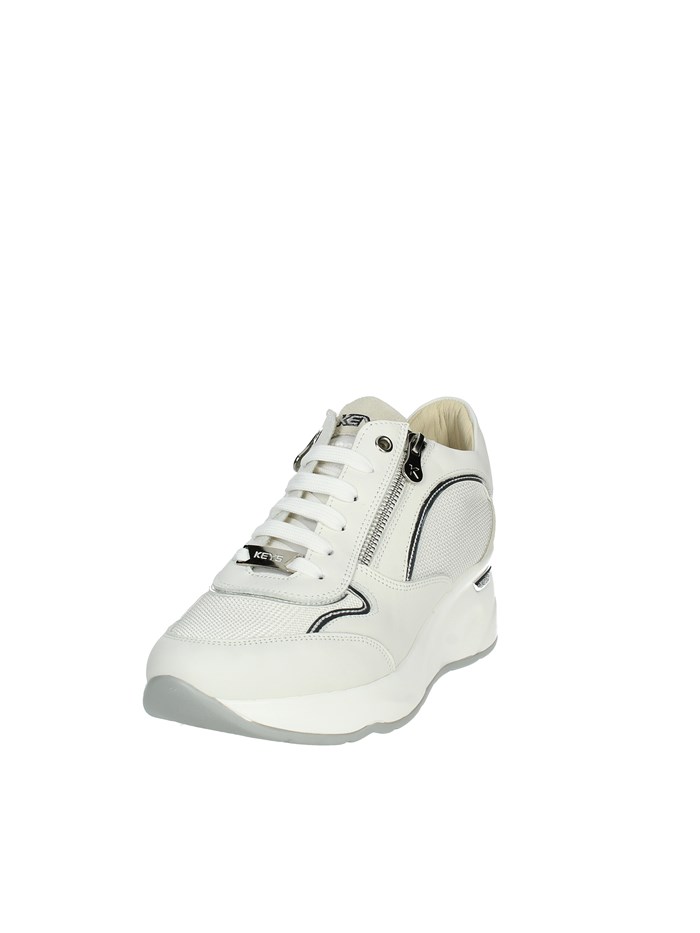 SNEAKERS BASSA K-9041 BIANCO/ARGENTO