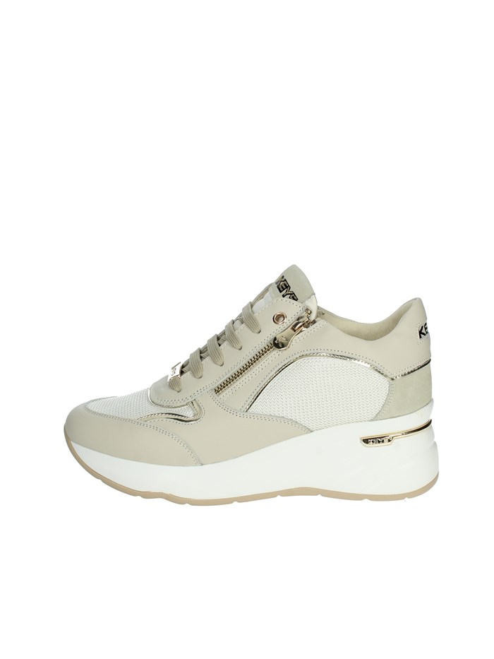 SNEAKERS BASSA K-9041 BEIGE/ORO