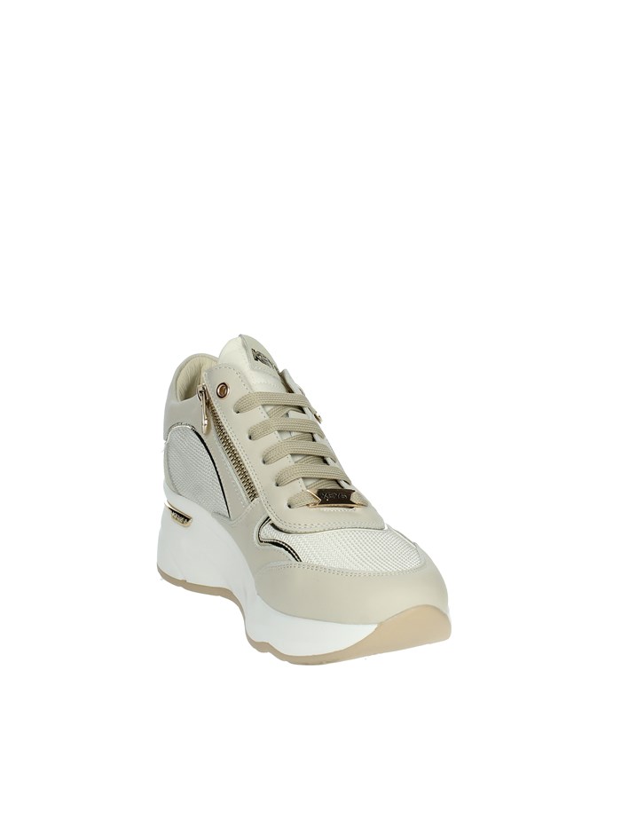 SNEAKERS BASSA K-9041 BEIGE/ORO