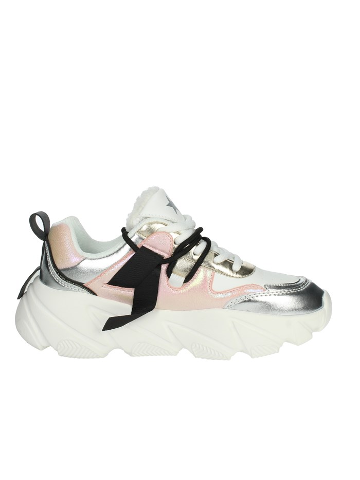 SNEAKERS BASSA SASF230526 BIANCO/ARGENTO