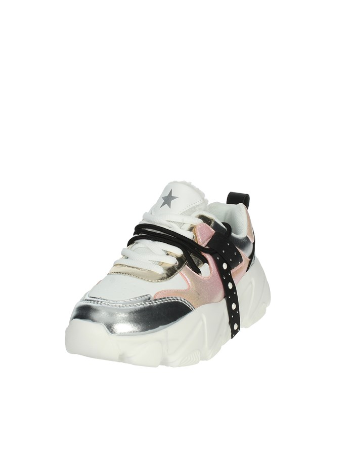 SNEAKERS BASSA SASF230526 BIANCO/ARGENTO