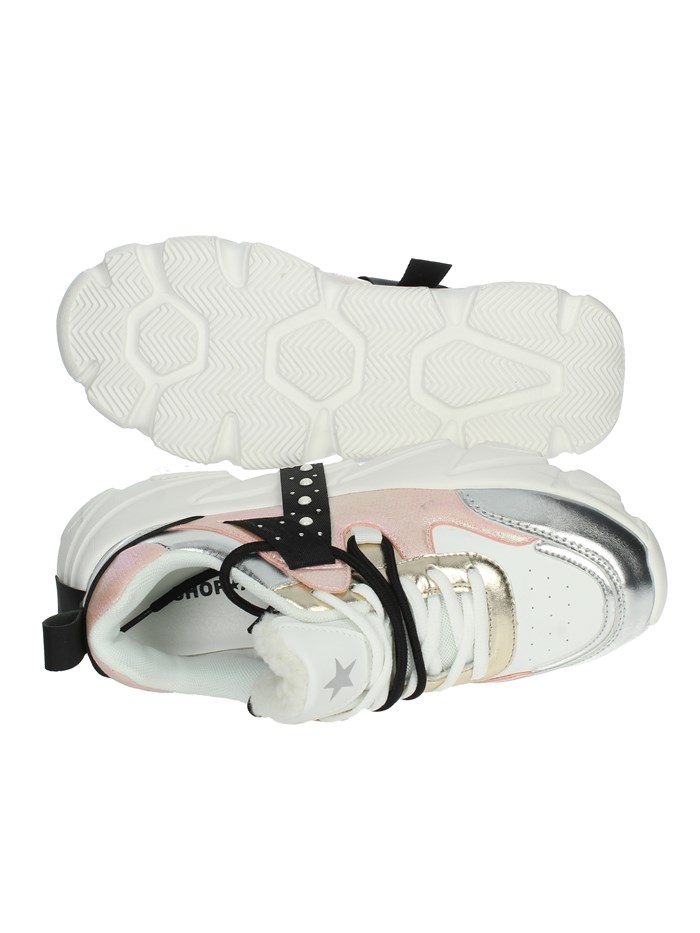 SNEAKERS BASSA SASF230526 BIANCO/ARGENTO