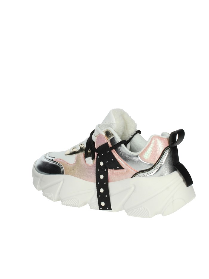 SNEAKERS BASSA SASF230526 BIANCO/ARGENTO