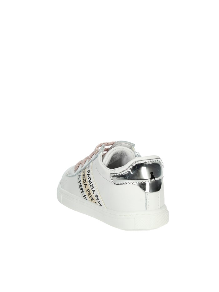 SNEAKERS BASSA JPP122 BIANCO/ARGENTO