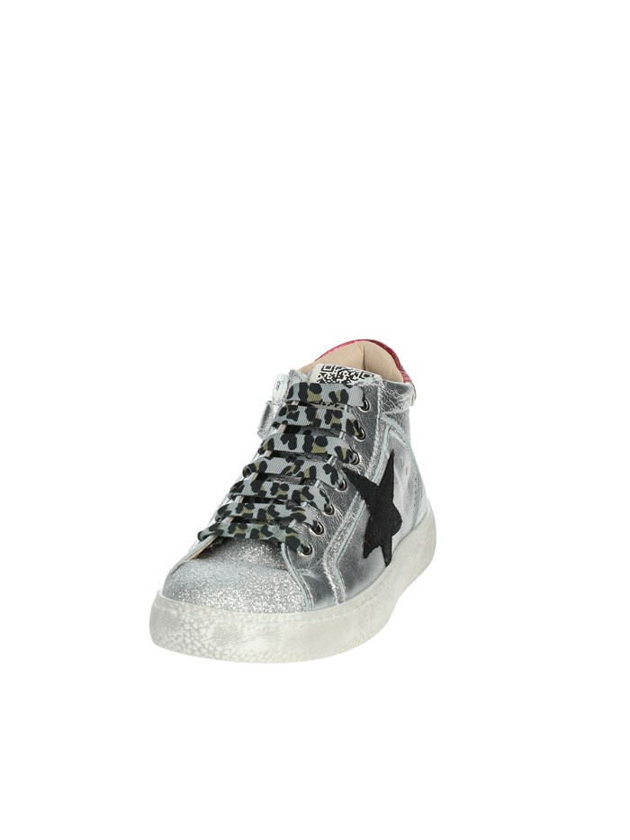 SNEAKERS BASSA C7708 ARGENTO