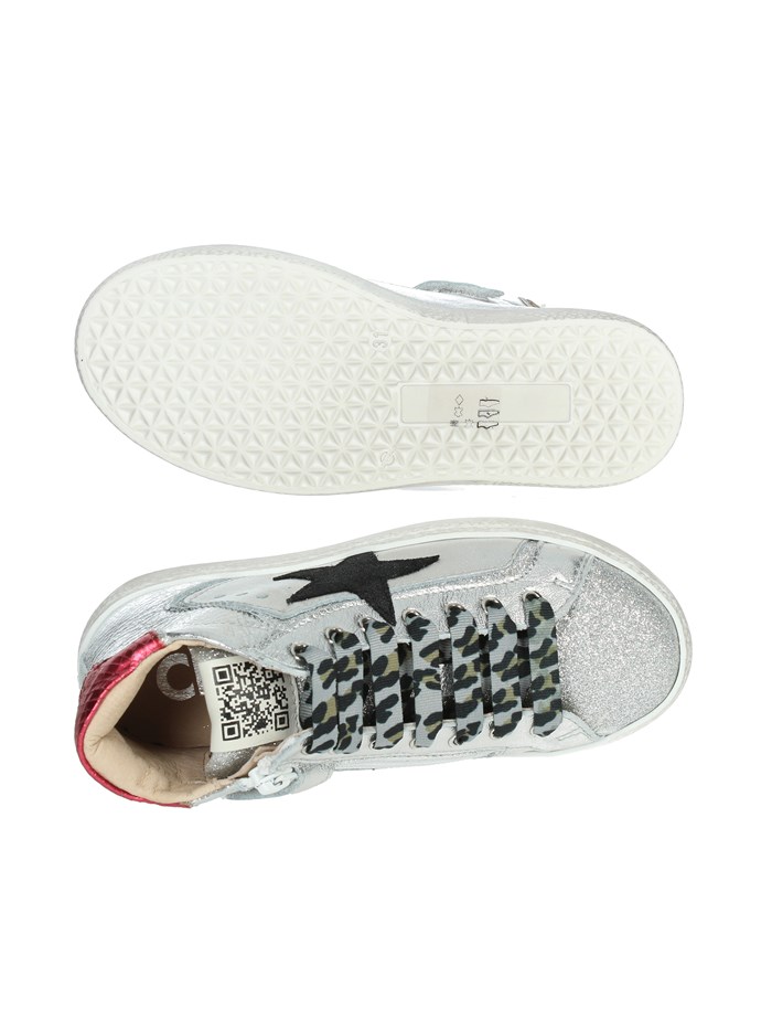 SNEAKERS BASSA C7708 ARGENTO