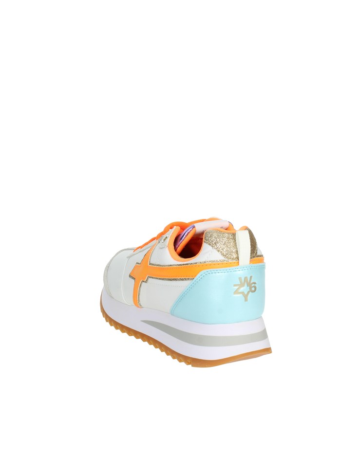 SNEAKERS BASSA 0012015834.32.1N24 BIANCO/ARANCIONE