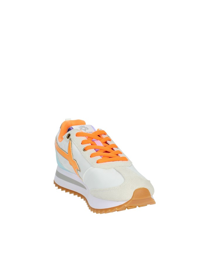 SNEAKERS BASSA 0012015834.32.1N24 BIANCO/ARANCIONE