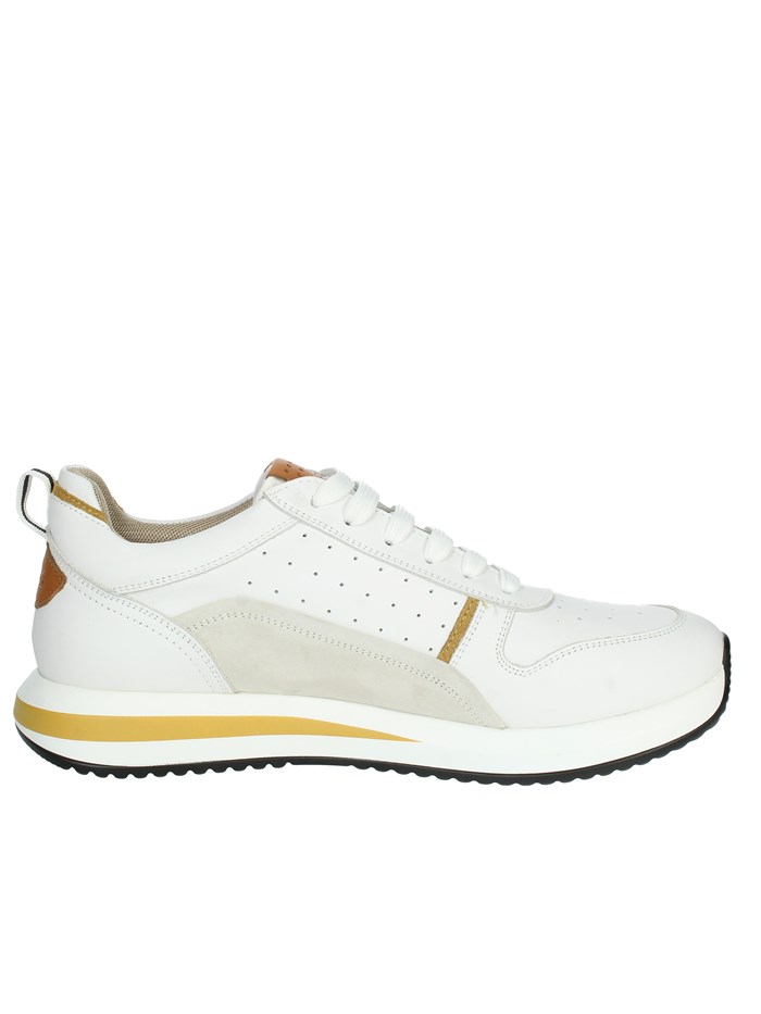 SNEAKERS BASSA K-9270 BIANCO/CUOIO