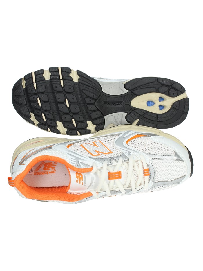 SNEAKERS BASSA MR530EB BIANCO/ARANCIONE