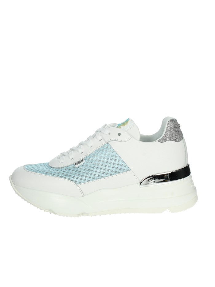 SNEAKERS BASSA 4078 BIANCO/CELESTE