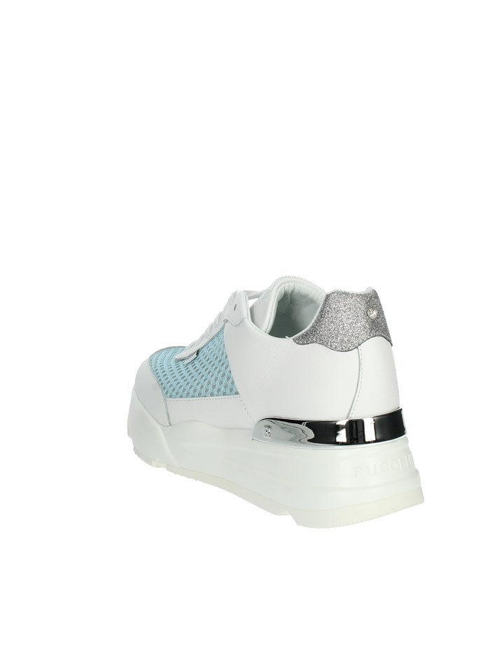 SNEAKERS BASSA 4078 BIANCO/CELESTE