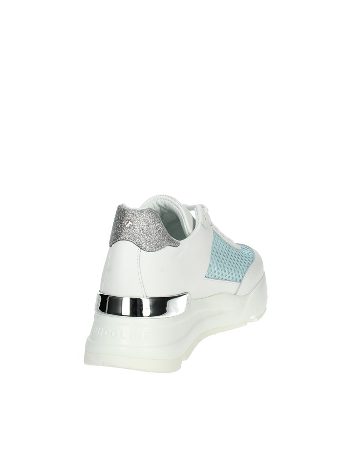 SNEAKERS BASSA 4078 BIANCO/CELESTE