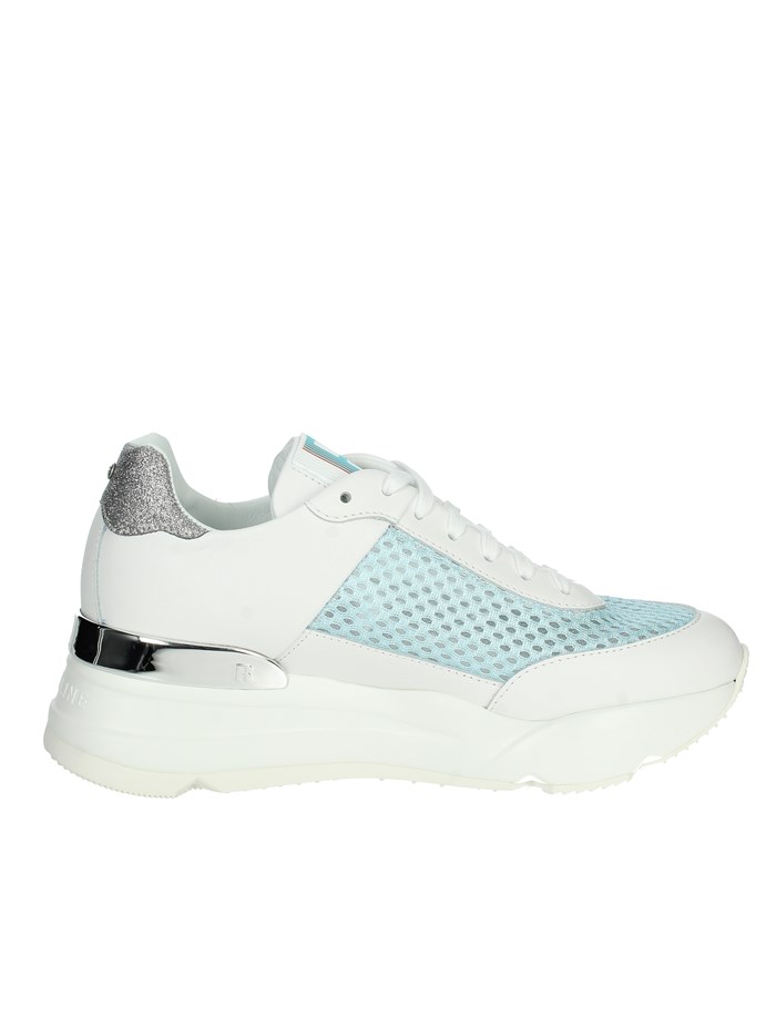 SNEAKERS BASSA 4078 BIANCO/CELESTE