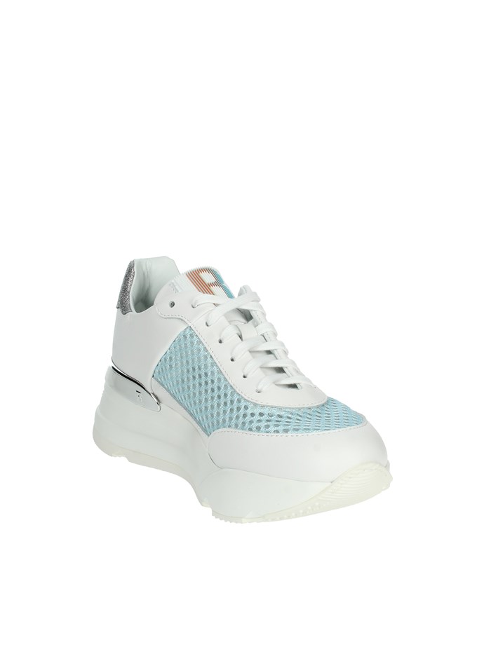 SNEAKERS BASSA 4078 BIANCO/CELESTE