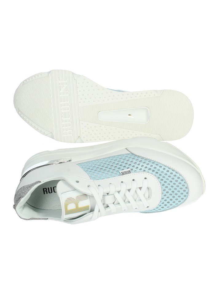 SNEAKERS BASSA 4078 BIANCO/CELESTE