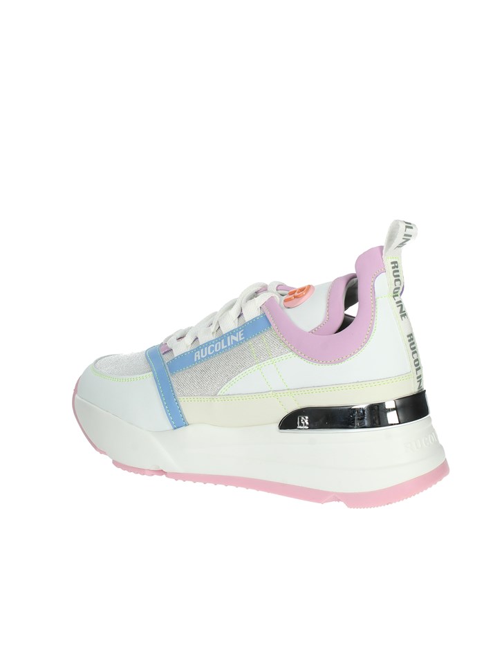 SNEAKERS BASSA 4011 BIANCO/ROSA