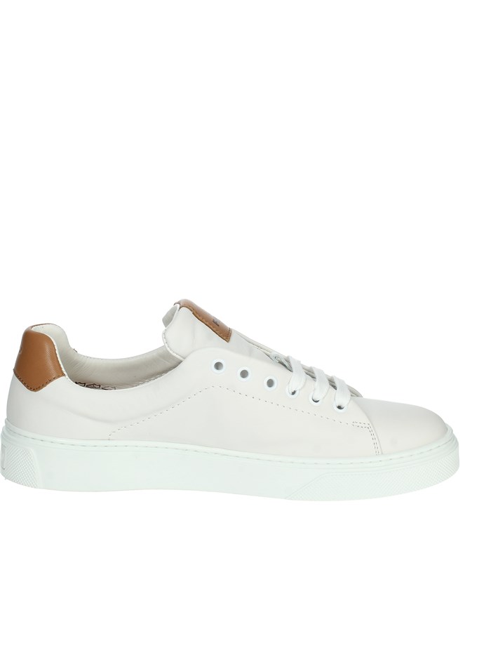 SNEAKERS BASSA 28M3 BIANCO/CUOIO