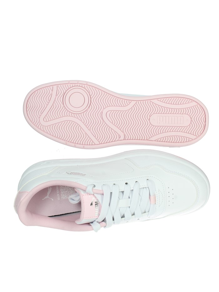 SNEAKERS BASSA 395021 BIANCO/ROSA