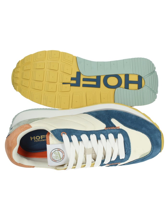 SNEAKERS BASSA PERGAMON BEIGE/BLU