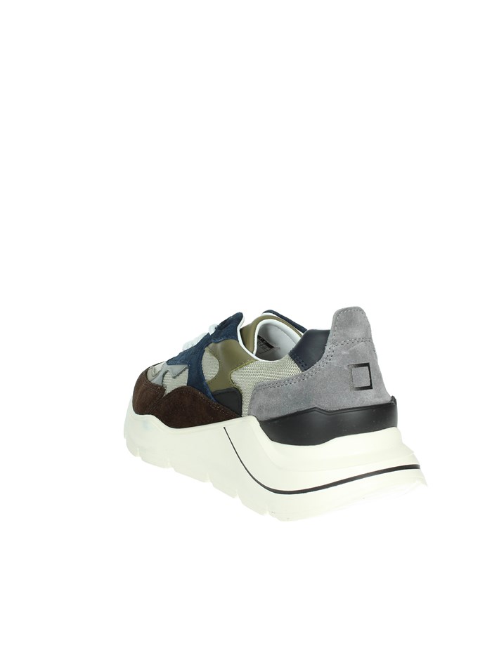 SNEAKERS BASSA M391-FG-DR-AR MARRONE/VERDONE