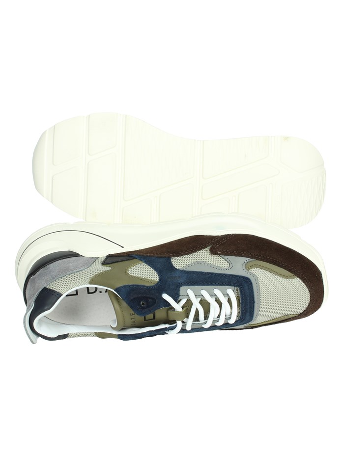 SNEAKERS BASSA M391-FG-DR-AR MARRONE/VERDONE