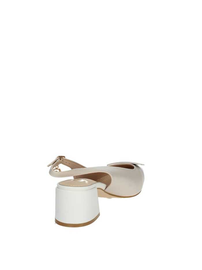 DECOLLETE' GD79 BEIGE/BIANCO