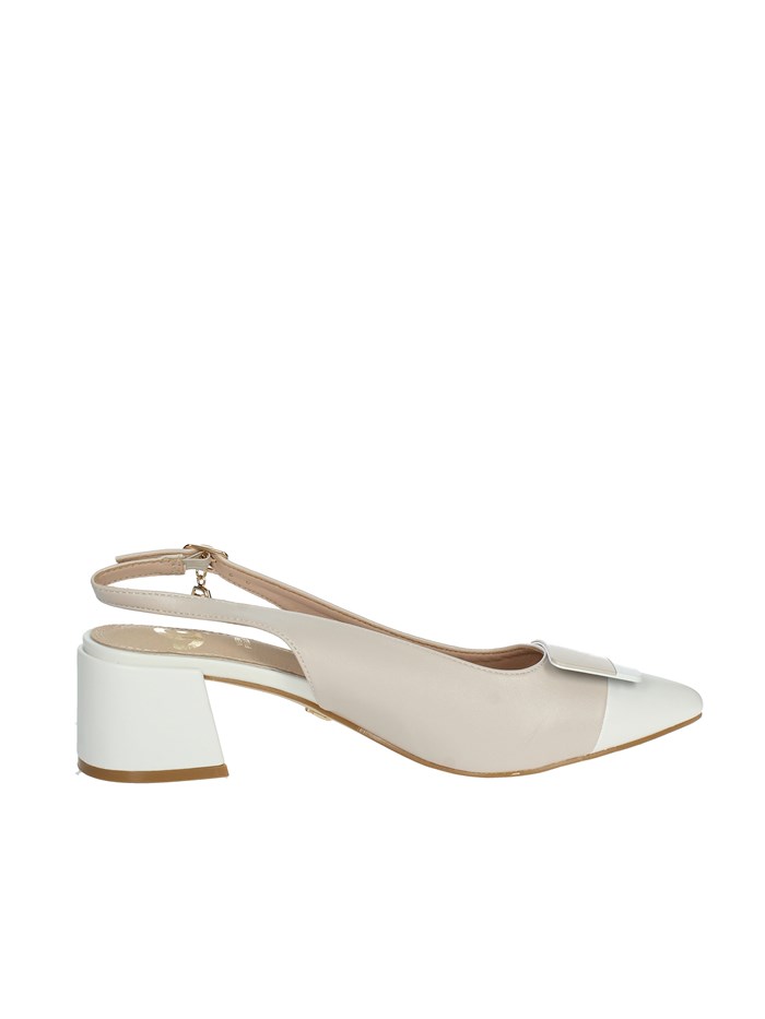 DECOLLETE' GD79 BEIGE/BIANCO