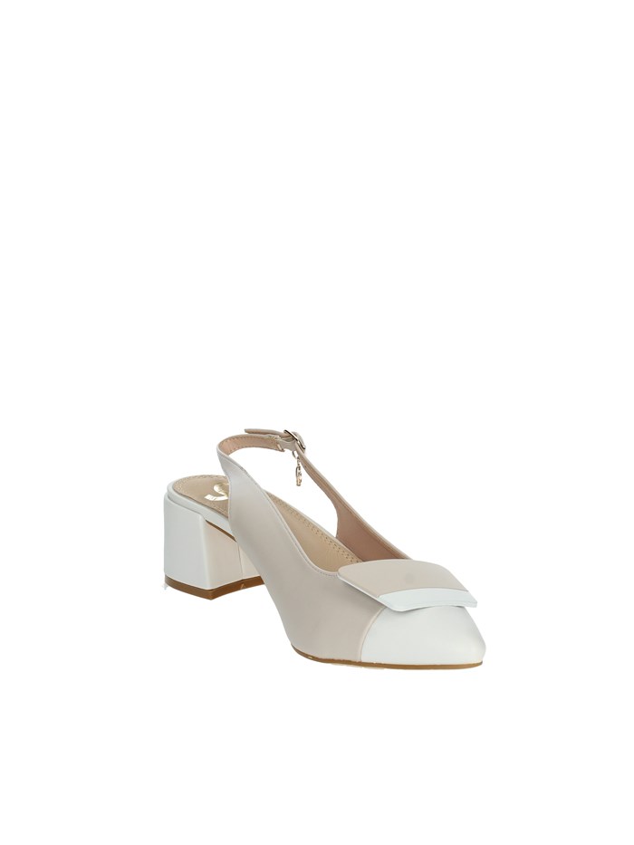 DECOLLETE' GD79 BEIGE/BIANCO