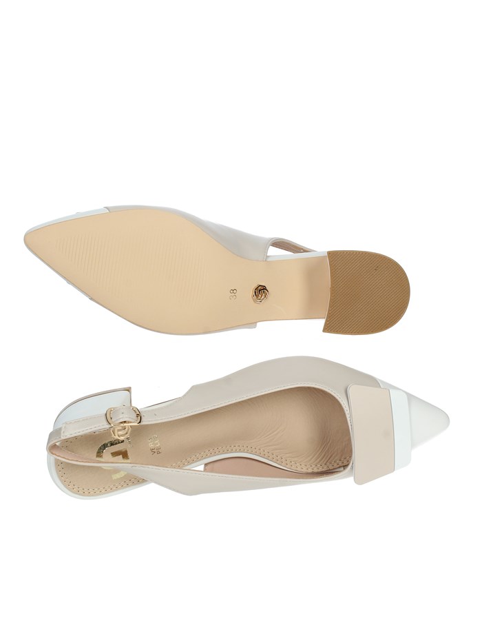 DECOLLETE' GD79 BEIGE/BIANCO