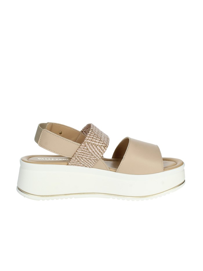 SANDALI CON ZEPPA 32352 BEIGE