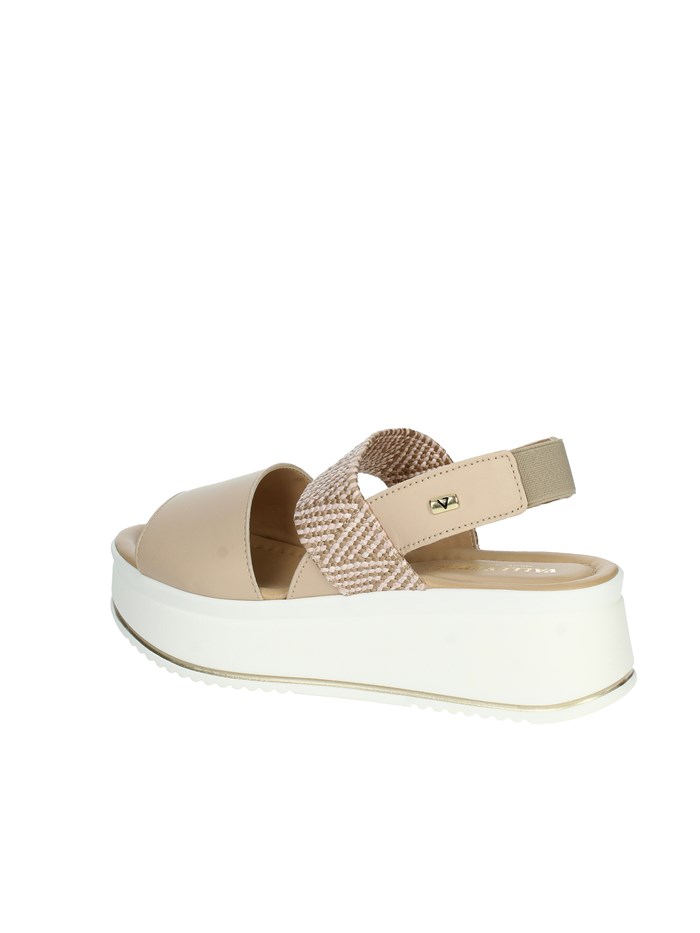 SANDALI CON ZEPPA 32352 BEIGE