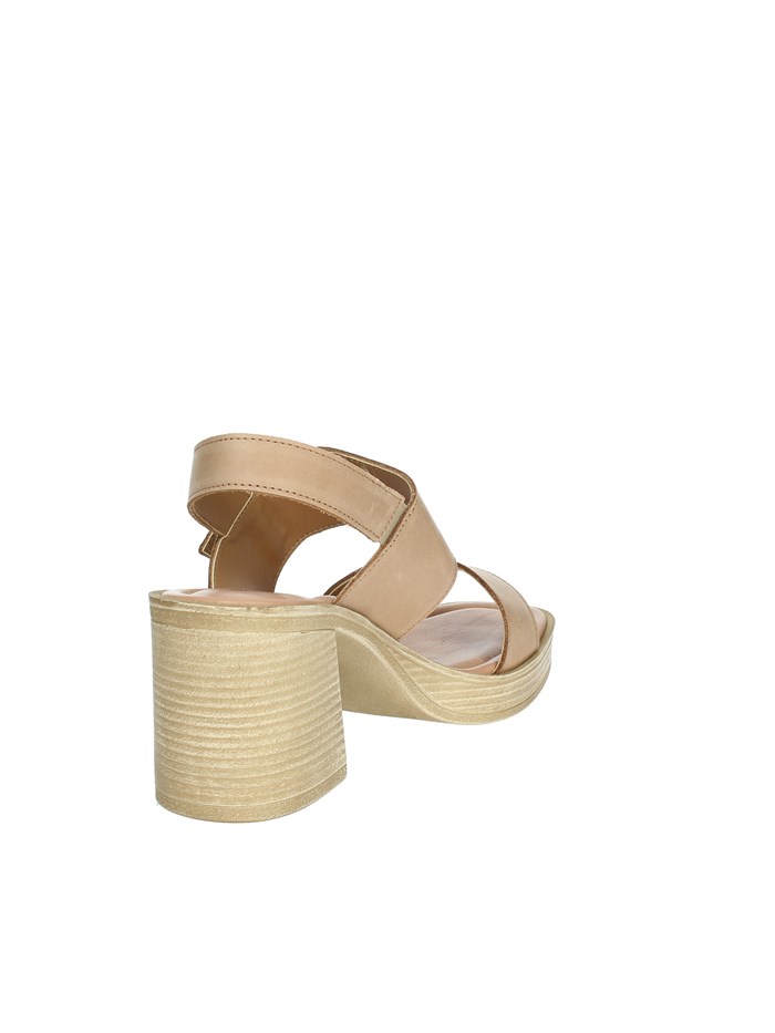 SANDALI CON TACCO 32471 BEIGE