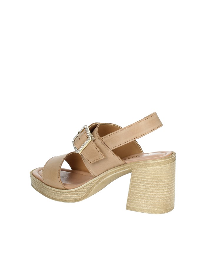 SANDALI CON TACCO 32471 BEIGE