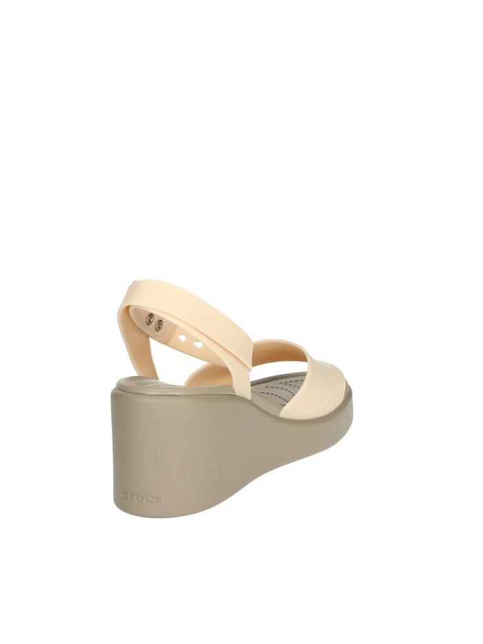 SANDALI CON ZEPPA 209406-2DS BEIGE