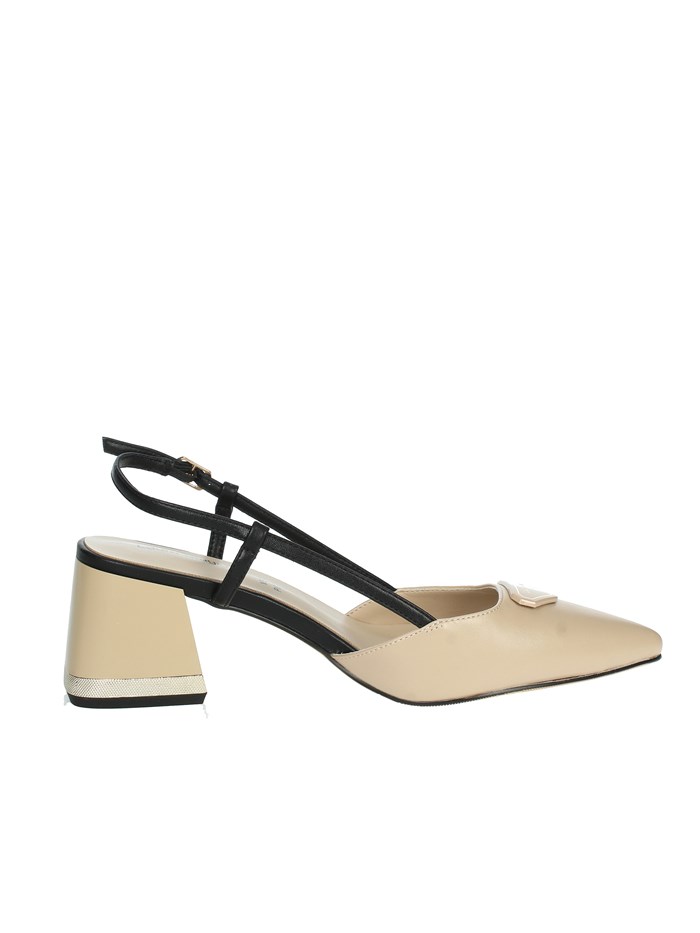 SLINGBACK 8604 BEIGE/NERO