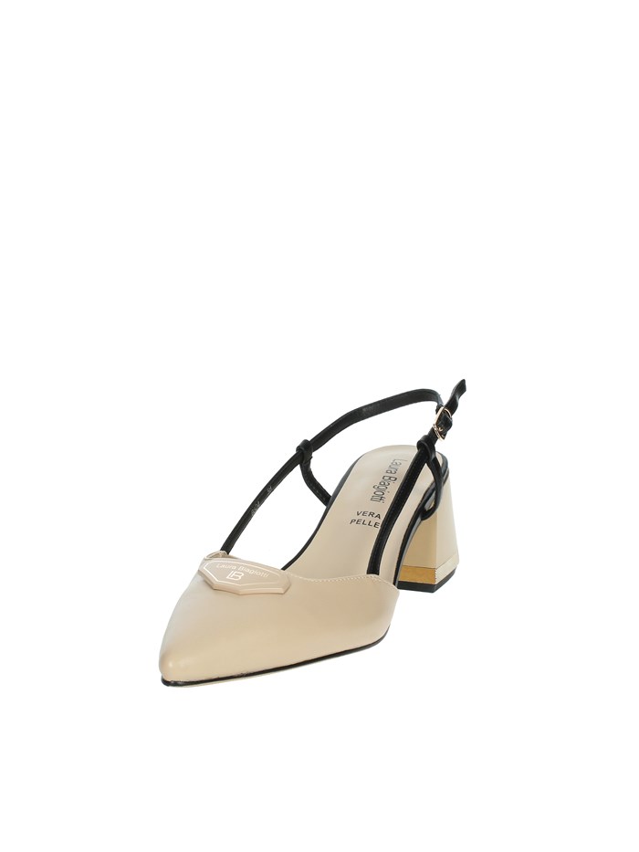 SLINGBACK 8604 BEIGE/NERO