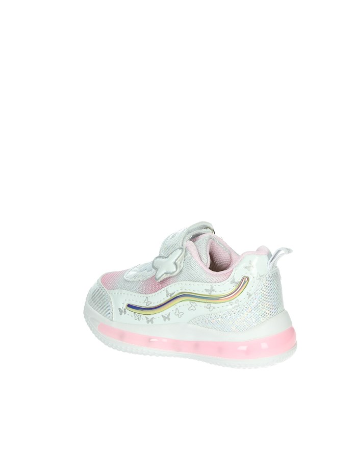 SNEAKERS BASSA M2466 BIANCO/ROSA