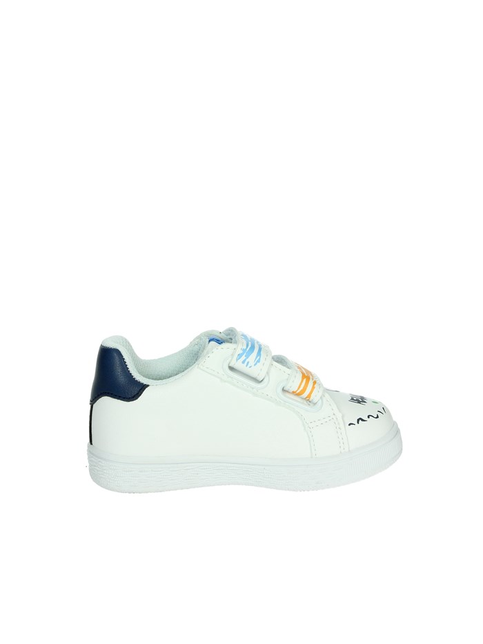 SNEAKERS BASSA M2438 BIANCO/CELESTE