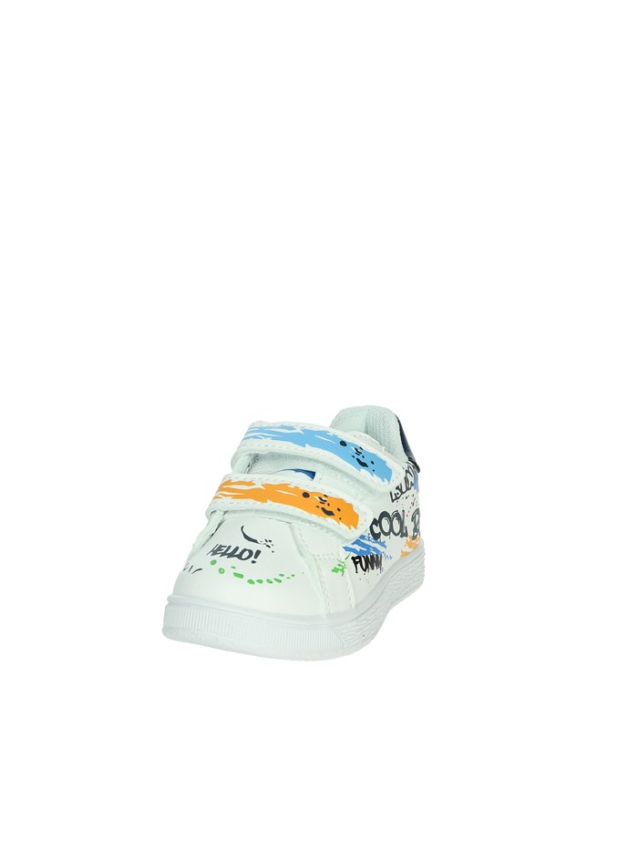 SNEAKERS BASSA M2438 BIANCO/CELESTE