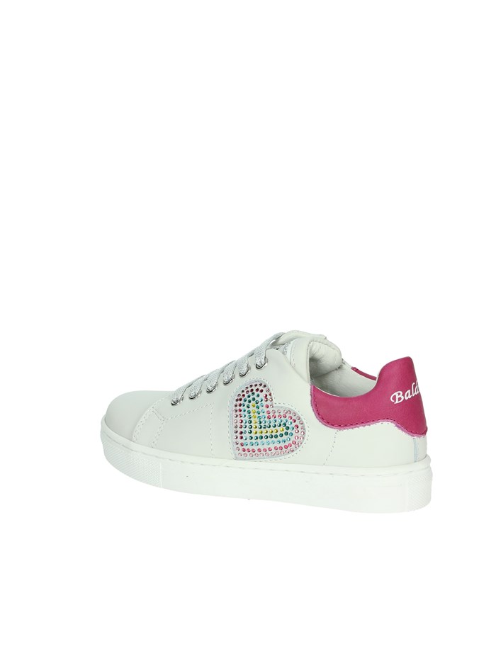 SNEAKERS BASSA BUTT1832 BIANCO/FUCSIA