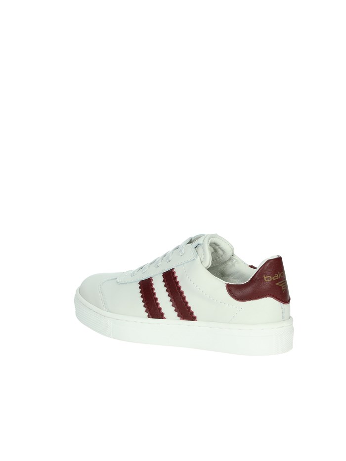 SNEAKERS BASSA BUTT1843 BIANCO/BORDEAUX