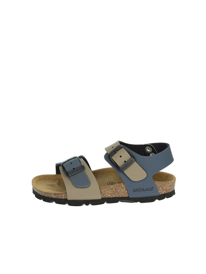 SANDALI BASSI SB0901-40 BLU/TORTORA