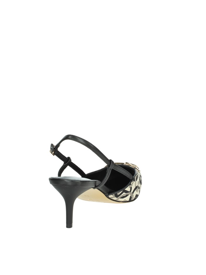 SLINGBACK 8581 NERO/BEIGE