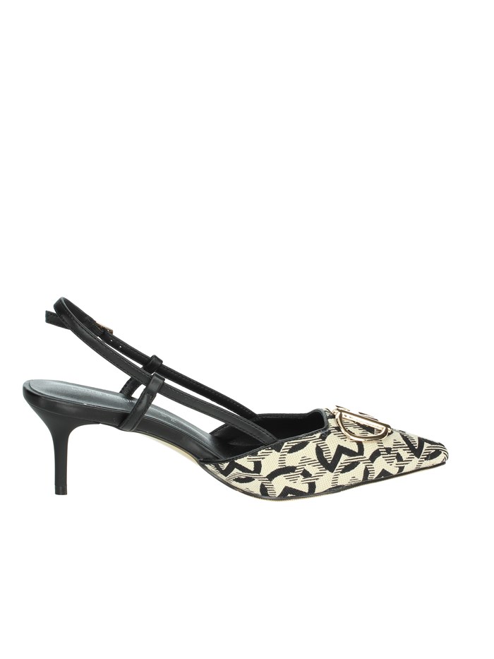 SLINGBACK 8581 NERO/BEIGE